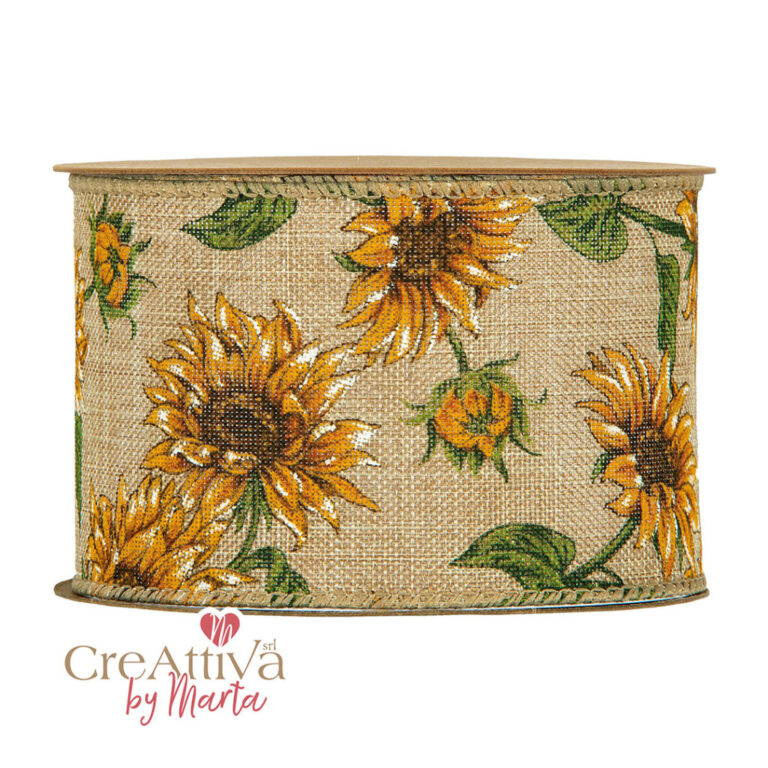 1 Metro Nastro Animato Girasole H.6,3Cm – 78Nas353