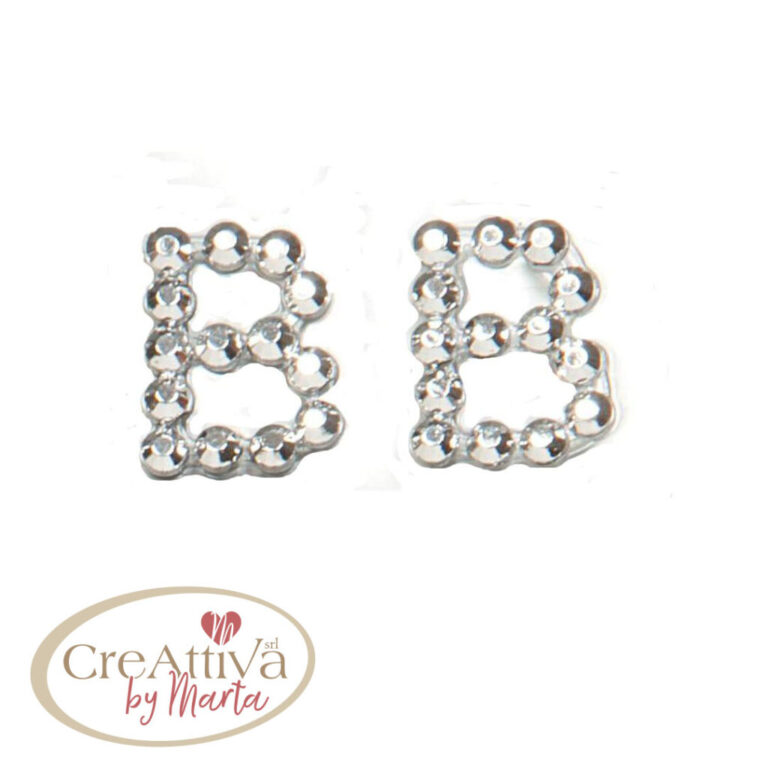 FOGLIO LETTERA "B" DA 20MM ADESIVE CRYSTAL - 78SLET0B00