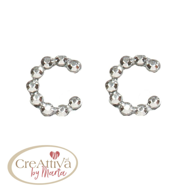 FOGLIO LETTERA "C" DA 20MM ADESIVE CRYSTAL - 78SLET0C00