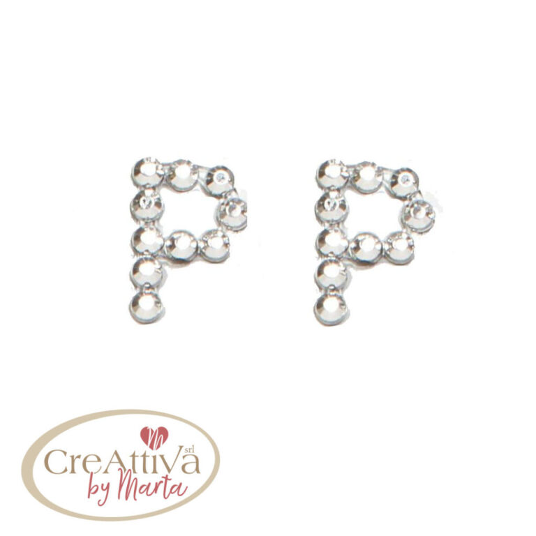FOGLIO LETTERA "P" DA 20MM ADESIVE CRYSTAL - 78SLET0P00