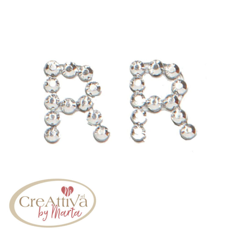 FOGLIO LETTERA "R" DA 20MM ADESIVE CRYSTAL - 78SLET0R00