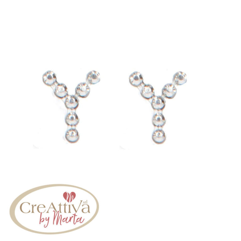 FOGLIO LETTERA "Y" DA 20MM ADESIVE CRYSTAL - 78SLET0Y00
