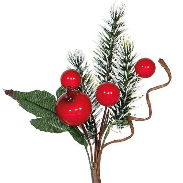 Rametto Bacche E Mela H 11Cm – 78Dec221