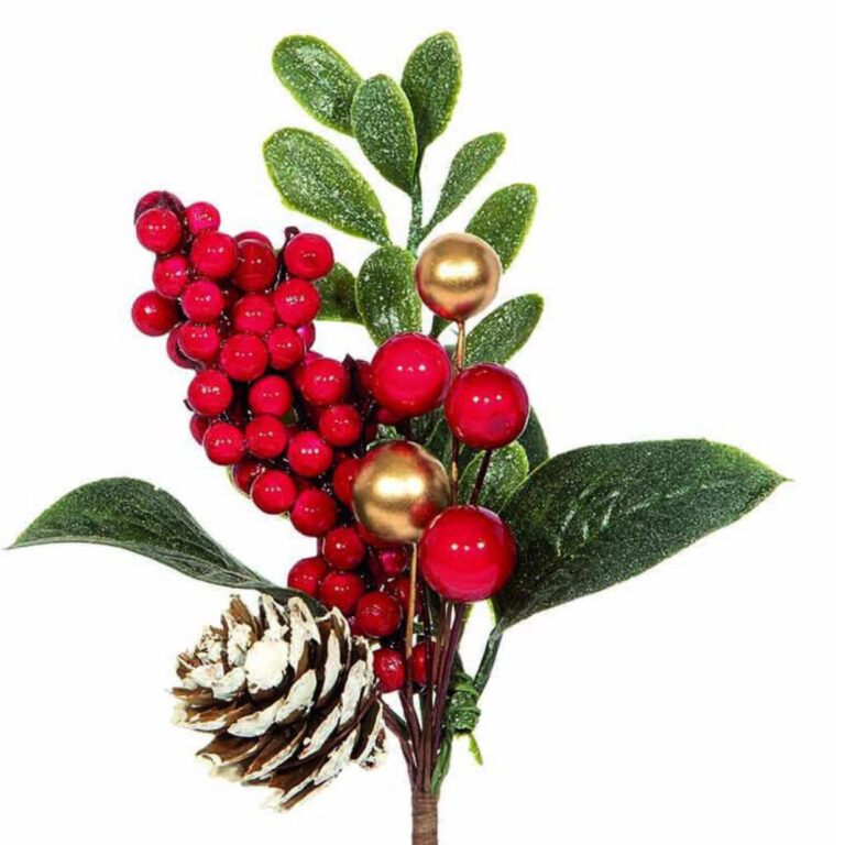 Rametto Bacche Rosse H.14,5Cm – 78Dec230