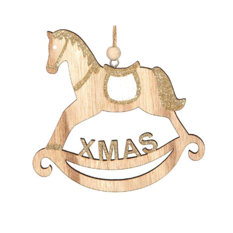 Cavalluccio Dondolo Legno 12X11,5 Cm – 78Dec235