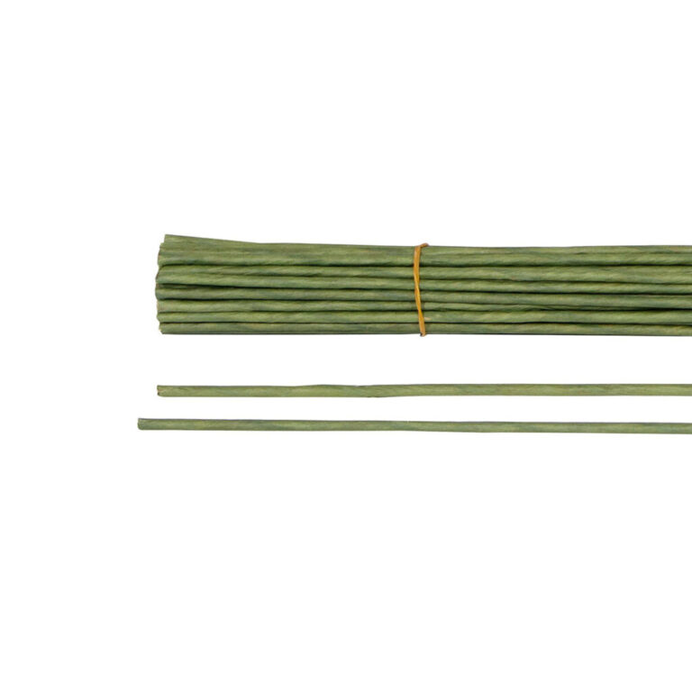 5 Pz. Stanghetta Per Fiori Rivestita Verde Diametro 5Mm X 60 Cm – 78Dec237