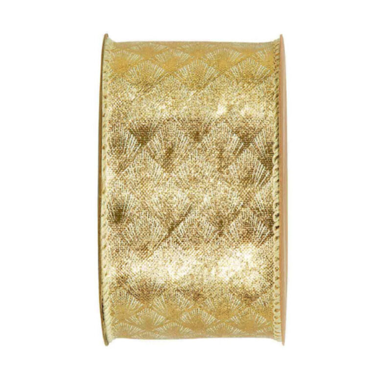 1 Metro Nastro Animato Rombi Oro H.6,3Cm – 78Nas385