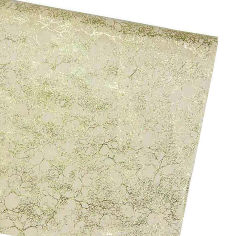 1 Metro Di Tessuto Canva Ramage Oro H.48Cm – 78Tes044