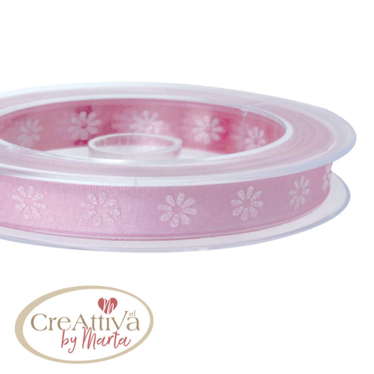 Nastro Voile Stampa  Margherita H. 1Cm – 82Nas070