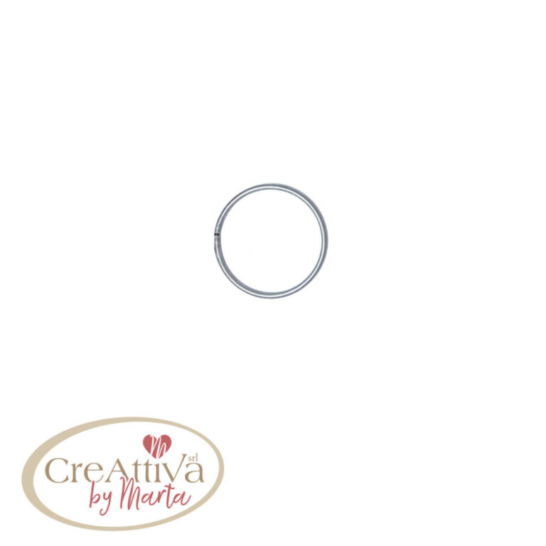 Cerchio In Metallo 6 Cm Nikel – 83Ghir0600