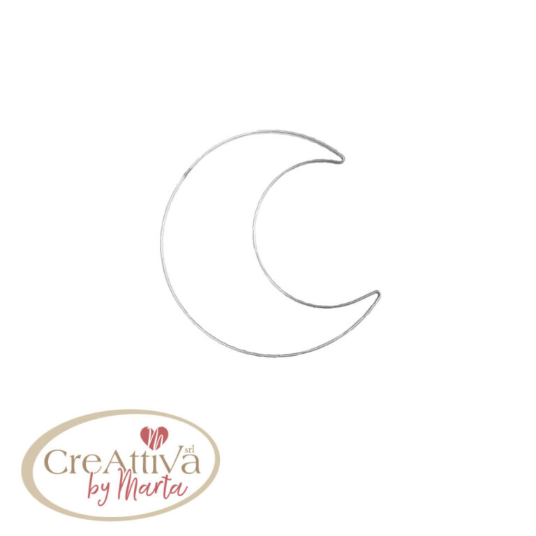 Ghirlanda A Luna Piccola 10.5X12Cm Nikel
