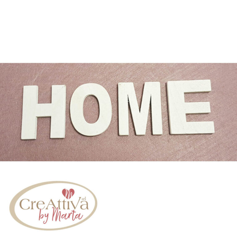 LETTERE IN LEGNO "HOME" 8X6CM OGNI LETTERA - 86DEC26000