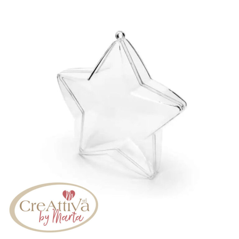 Set 2 Pz Stelle In Plexyglass Trasparente 10Cm – 91Dec04500