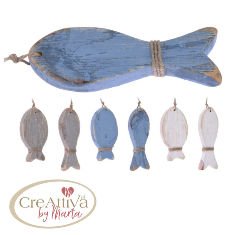 Pesce Legno Marino 5 Cm Assortiti – 93Dec12100