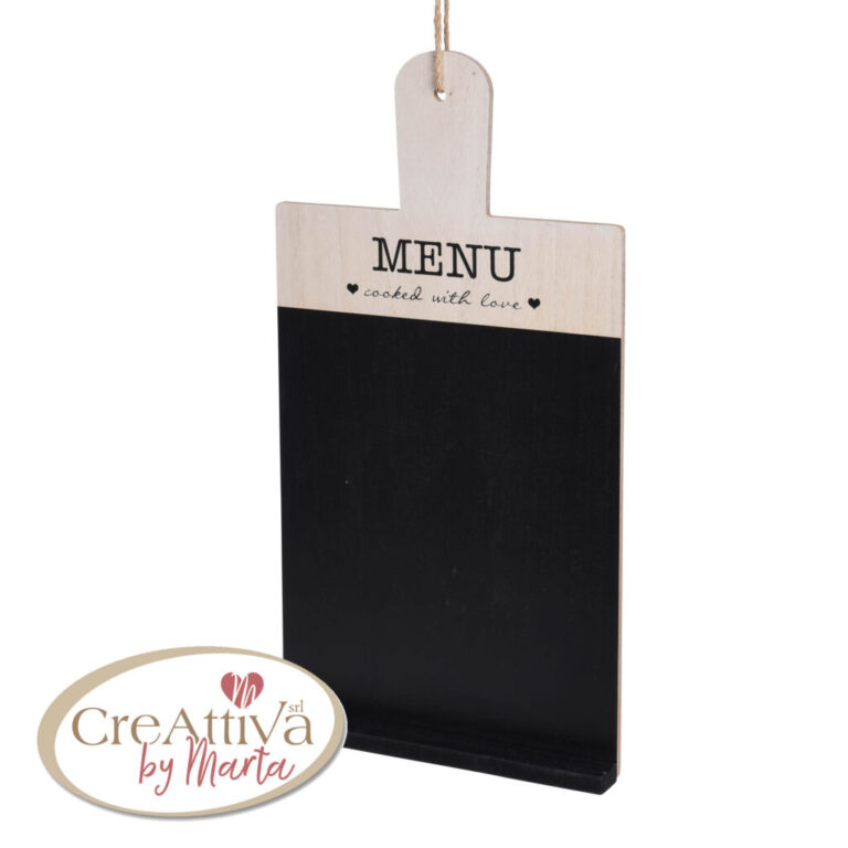 Lavagna Menu’ Legno 24X45Cm – 93Dec167