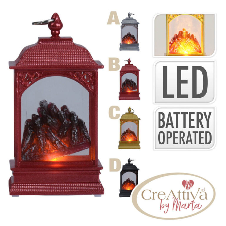 LANTERNA LED FIAMMA 13CM COL. ASSORTITI - 93DEC23300
