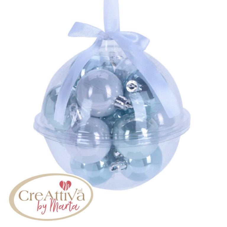 Set 14 Sfere In Resina 4Cm Col. Assortiti – 93Dec24000