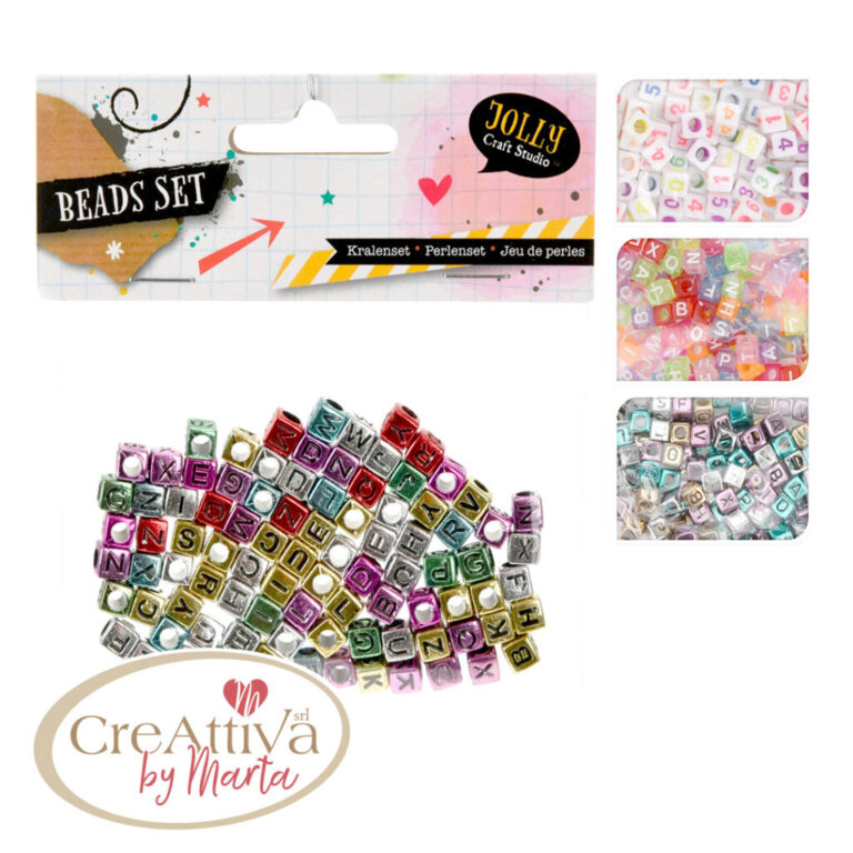 3 Set Assortimento Perline Con Lettere Alfabeto 15Gr – 93Dec25500