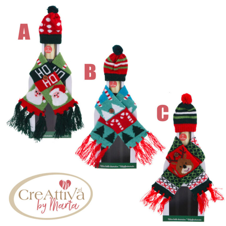 Set Sciarpa E Cappello Per Bottiglia – 93Dec28300