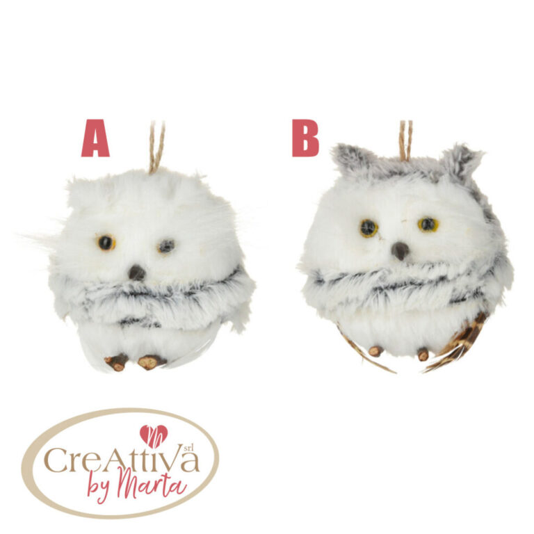 Decorazione Gufo 8Cm – 93Dec28400