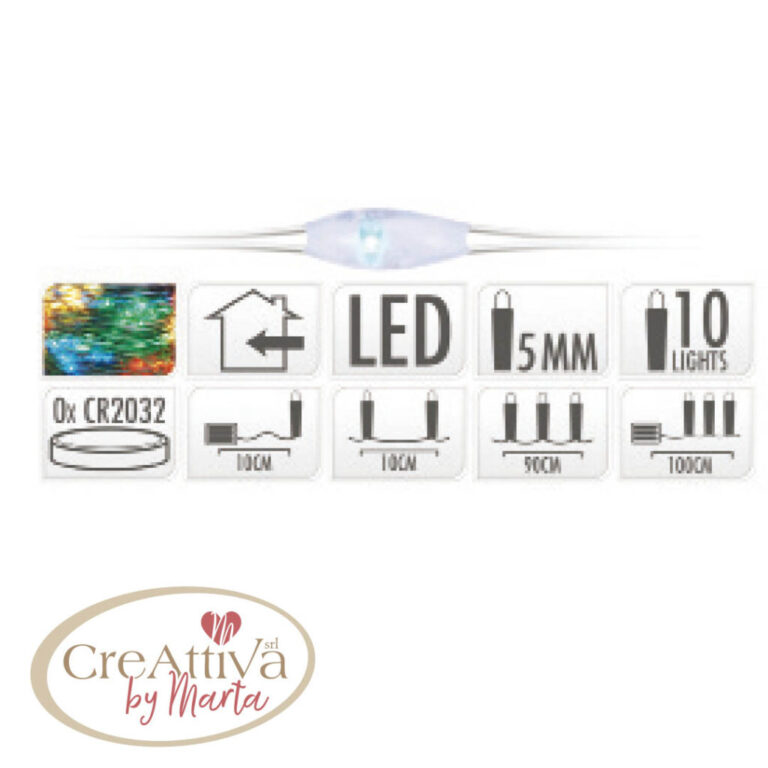 6 Tealight Glitter Luce Led – 93Luci0500