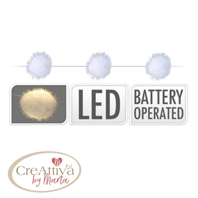 Luci Led Sfere Neve 190Cm – 93Luci4900