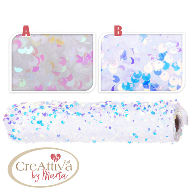 Rotolo Tessuto Paillettes 125Cm X H.25Cm – 93Tes00500