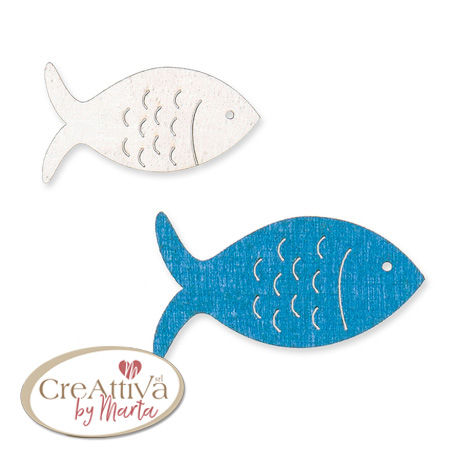 Pesce Legno 12Pz Assortiti – 97Dec01200