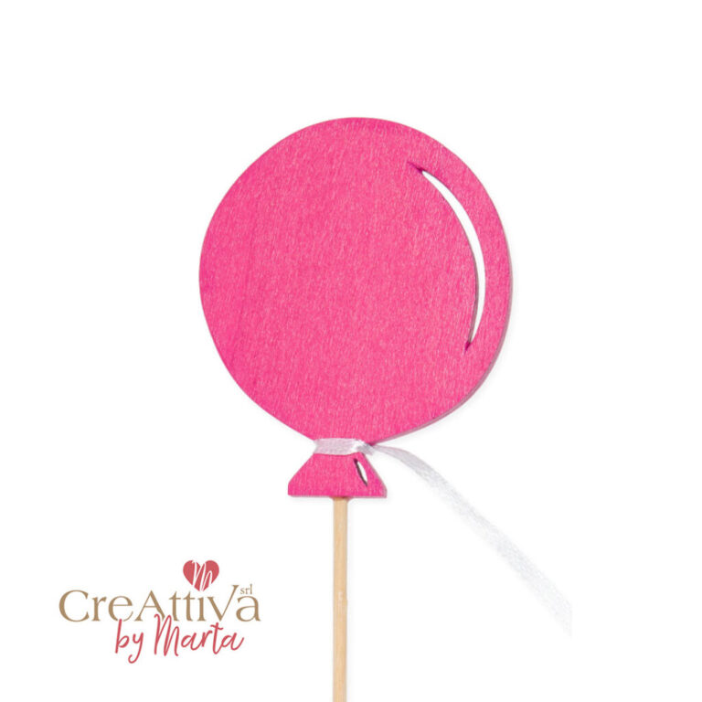 Decorazione In Legno Palloncino 5,5X8Cm – 97Dec146