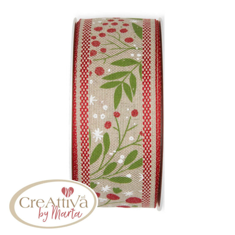 Nastro Foglie Autunno H.4Cm