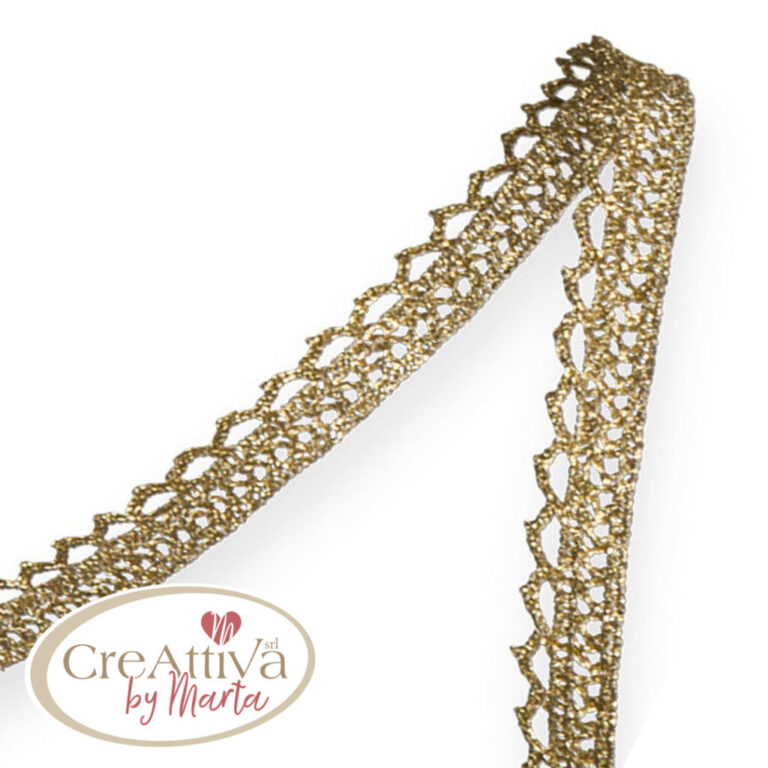 Nastro Crochet Lame’ H.8Mm – 97Nas08400