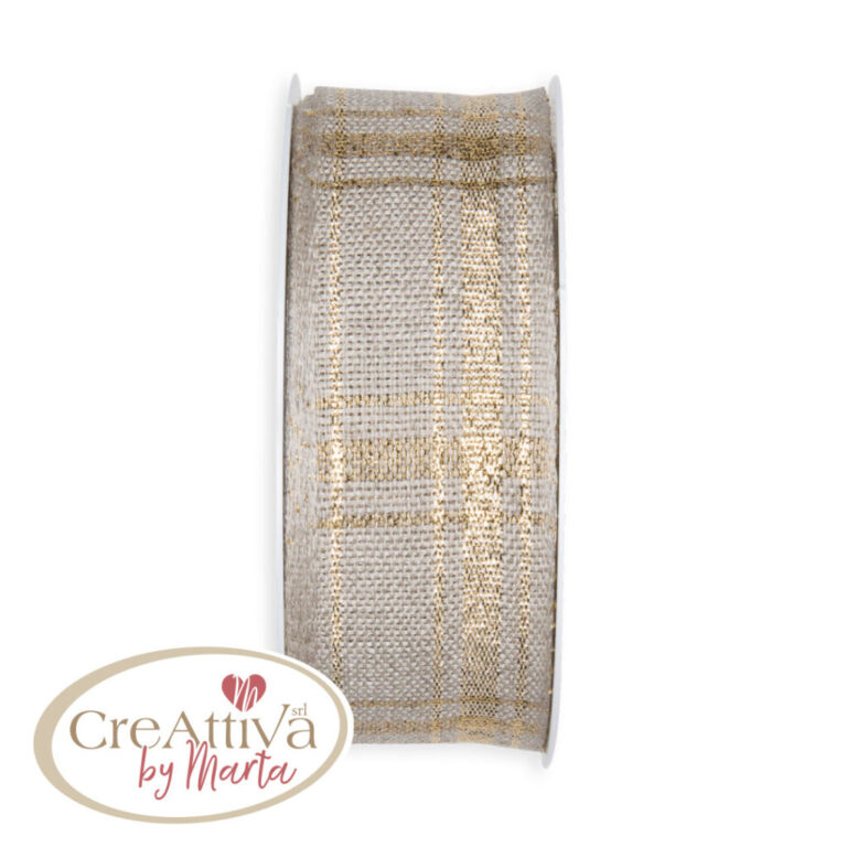 Nastro Natural Scozze Se Lame’ H.3,7Cm – 97Nas09200