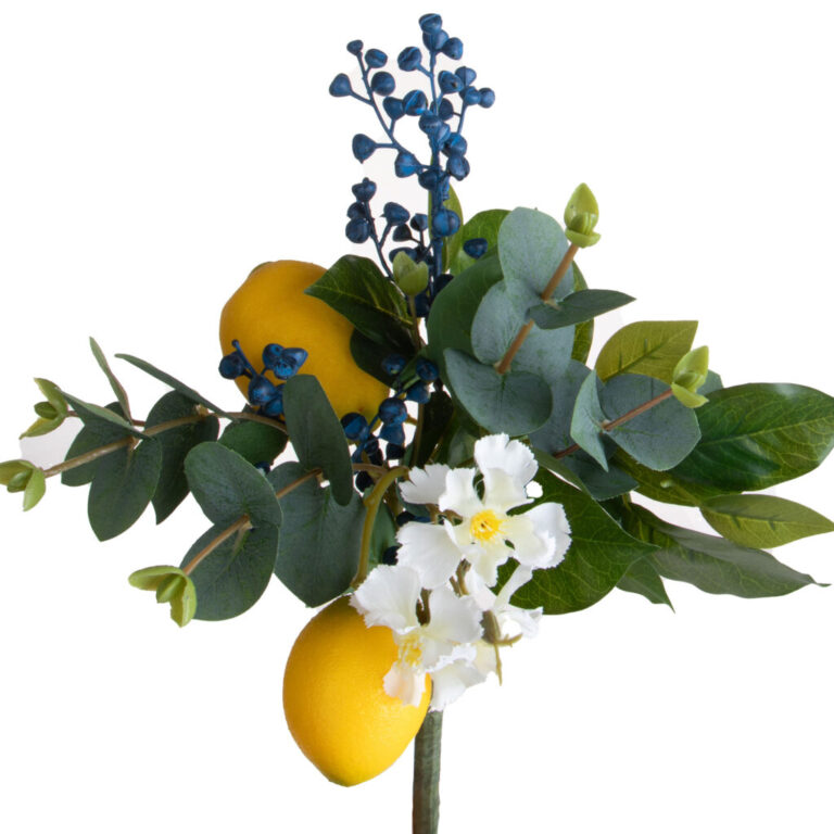 Mazzo Limoni Fioriti E Bacche 32 Cm – 99Bot016