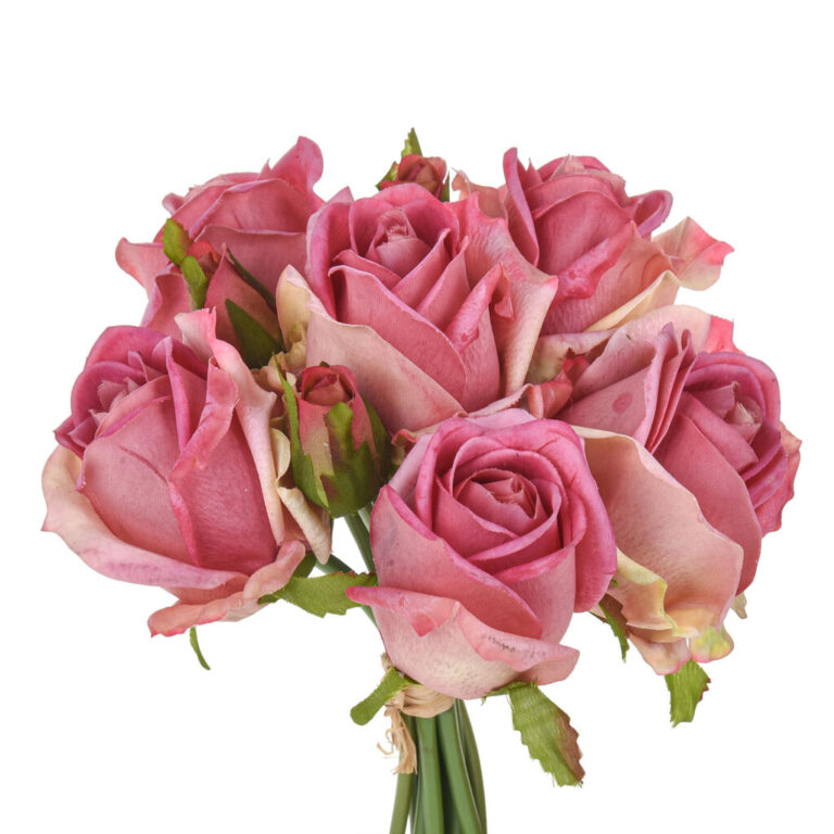 2 Rose + Bocciolo  Natural Touch 22 Cm – 99Bot020