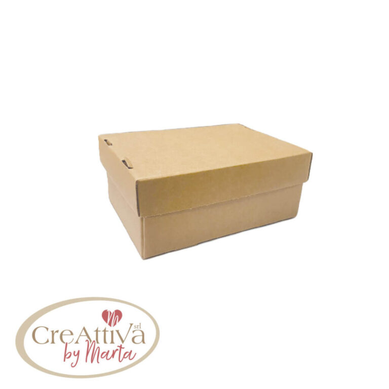 Scatola Cartone Con Coperchio Cm 20X15X8 – 94Sca00200