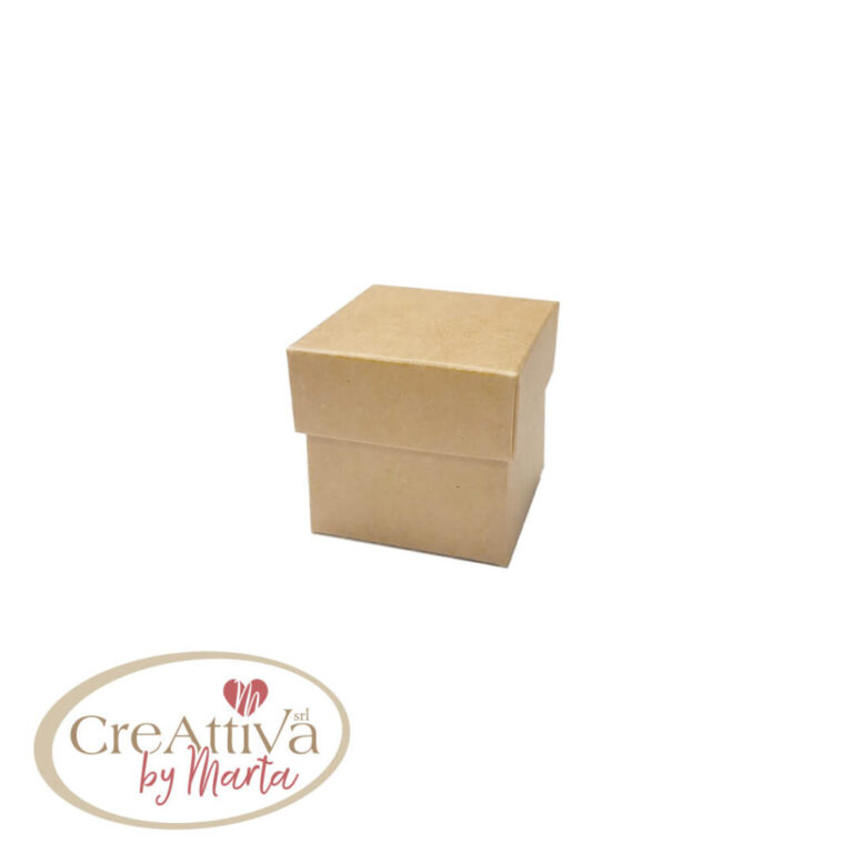SCATOLA CARTONE CON COPERCHIO CM 5x5x5 - 94SCA00300