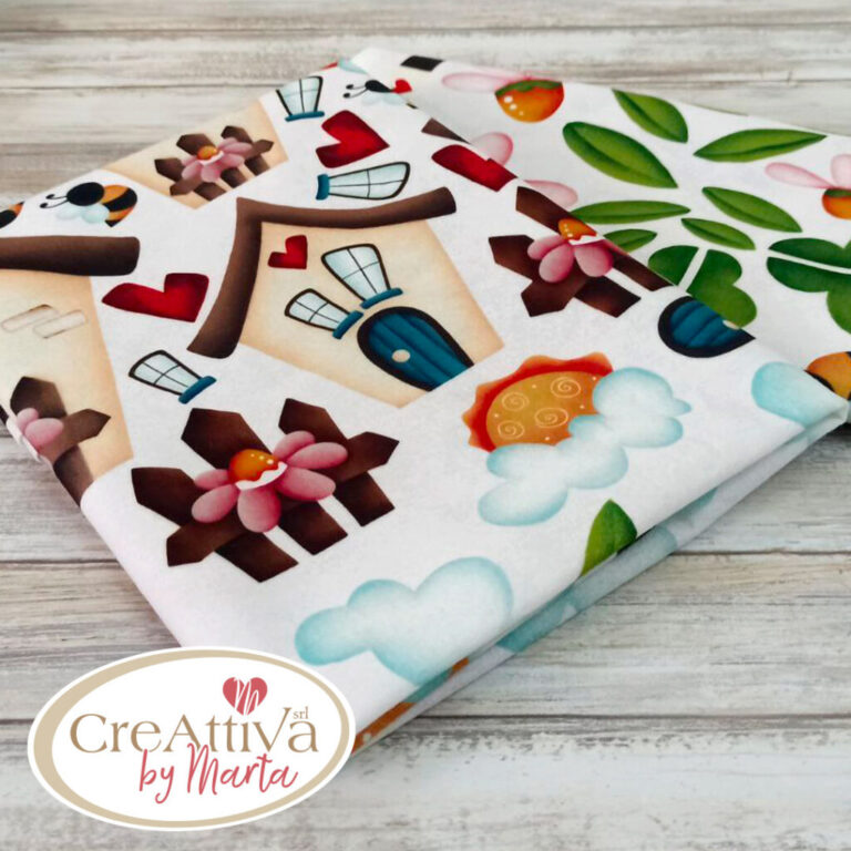 Pannolenci Morbidoso Stampato Deco Arte’ Villaggio Incantato 60X90Cm – Crart00100