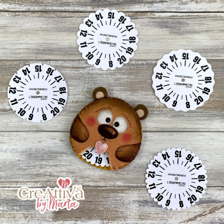 Set 4 Pz Assortiti Disco Orario Plastificato 8Cm Circa – Crdisco100
