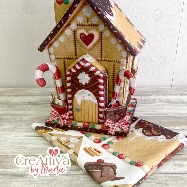 Pannolenci Morbidoso Stampato 3D Casa Pan Di Zenzero 90X60Cm – Crd3D013