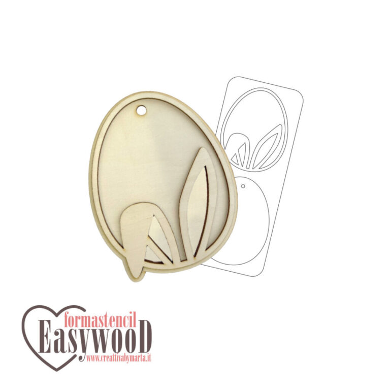 Formastencil Easywood Coniglio 15Xh.23,5Cm – Cresw007