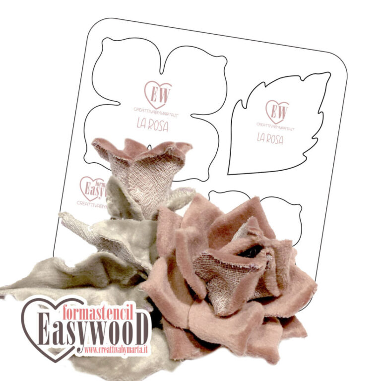 Formastencil Easywood Set La Rosa – Cresw029