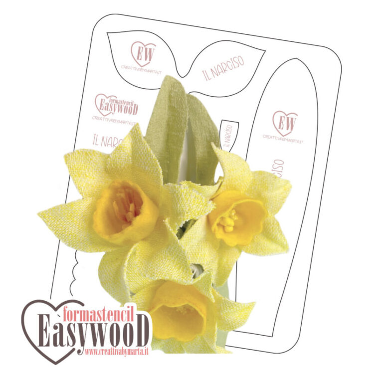 Formastencil Easywood Set Il Narciso – Cresw030