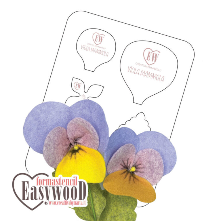Formastencil Easywood Set La Viola Mammola – Cresw038
