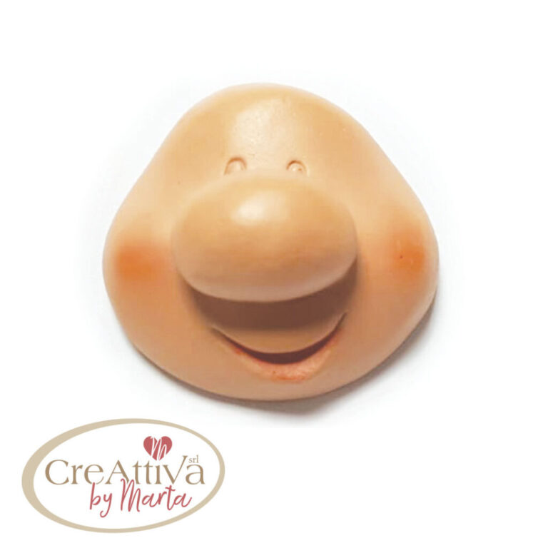 Faccina Gnomo Grande In Resina 4 X 4 Cm – Crfac001