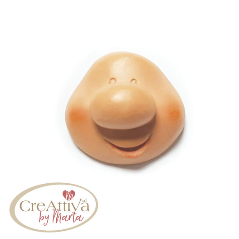 Faccina Gnomo Media In Resina 3 X 3Cm – Crfac002