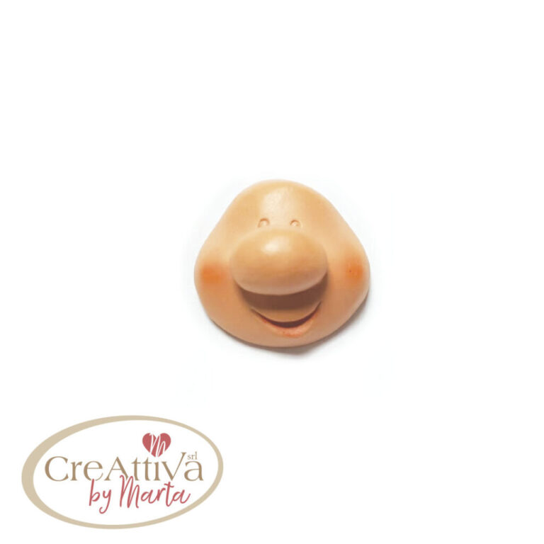 Faccina Gnomo Piccola In Resina 1,8 X 1,8 Cm – Crfac003