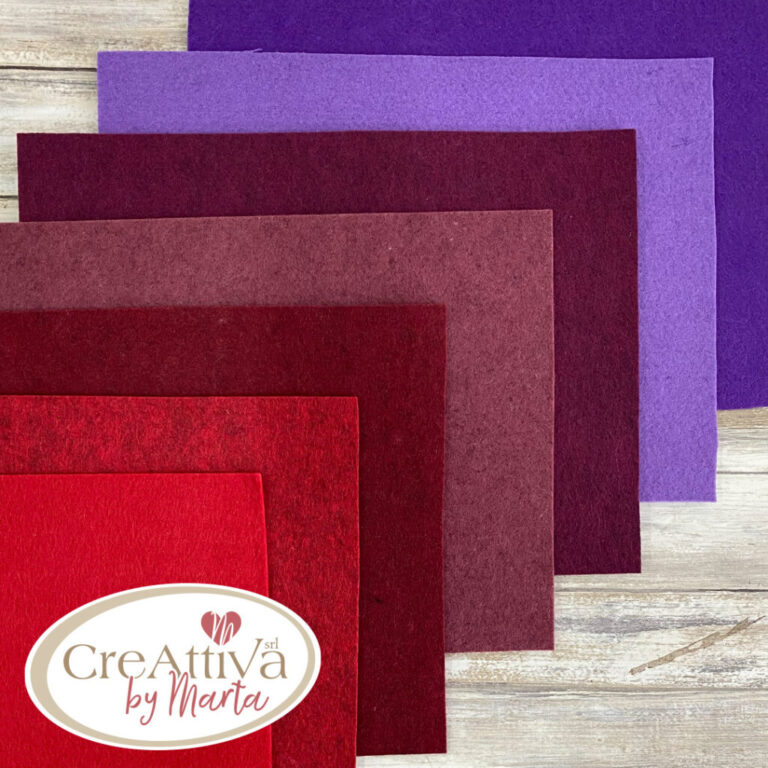 I Feltrotti Nuance Rosso  7 Colori 35X26Cm Circa – Crfelt0400