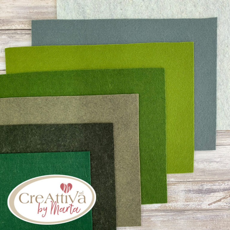 I Feltrotti Nuance Verde 7 Colori 35X26Cm Circa – Crfelt0300