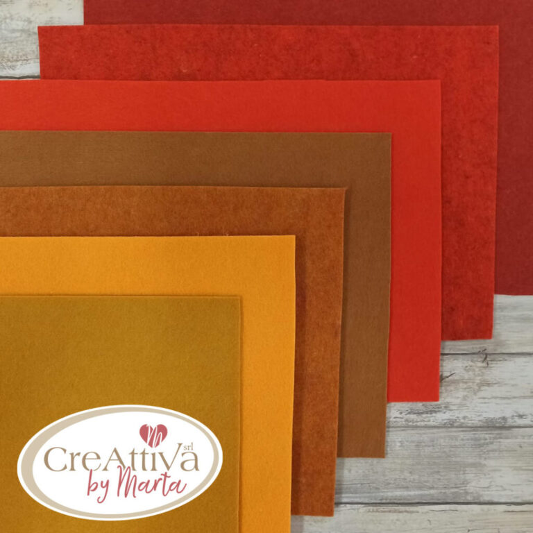 I Feltrotti Nuance Arancio 7 Colori 35X26Cm Circa – Crfelt0600