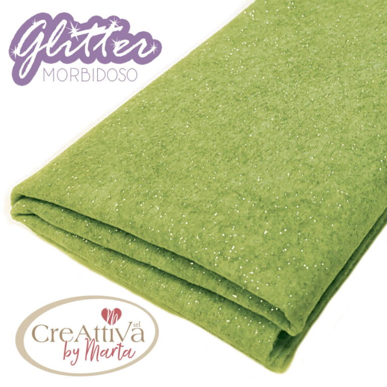 Pannolenci Morbidoso 1Mm Glitterato Argento 50X45Mm – Crglit01